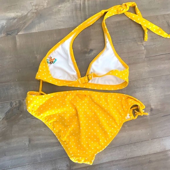 Itsy bitsy teeny weenie yellow polka dot bikini - Picture 2 of 6